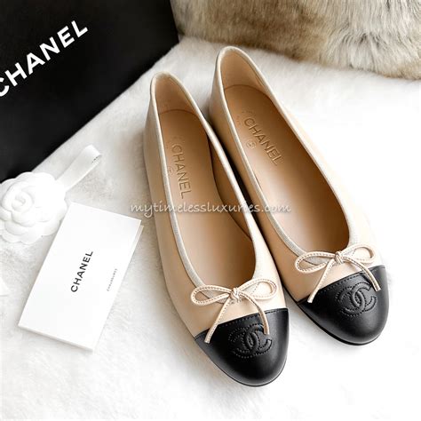 chanel ballerina flats fake|Chanel flats price euro.